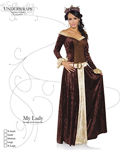 Underwraps Women's My Lady, Brown/Tan, Large