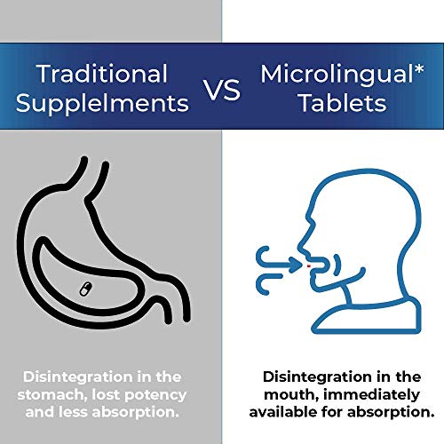 Superior Source Vitamin C 500 mg Sublingual Tablets - Buffered VIT C Tangy Orange Melts - Immune System Booster, Energy Vitamins - 90 Count