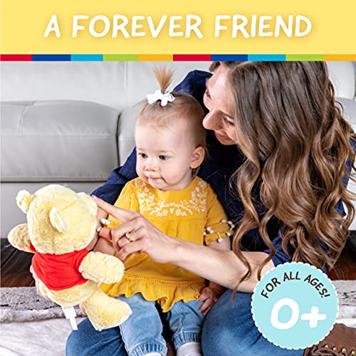 KIDS PREFERRED Disney Baby Winnie the Pooh and Friends Stuffed Animal with Jingle and Crinkle, Pooh 12”, Standard