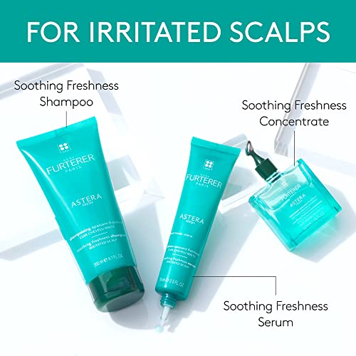 Rene Furterer ASTERA FRESH Soothing Freshness Shampoo, Irritated and Itchy Scalp, Peppermint, Eucalyptus 6.7 fl. oz.