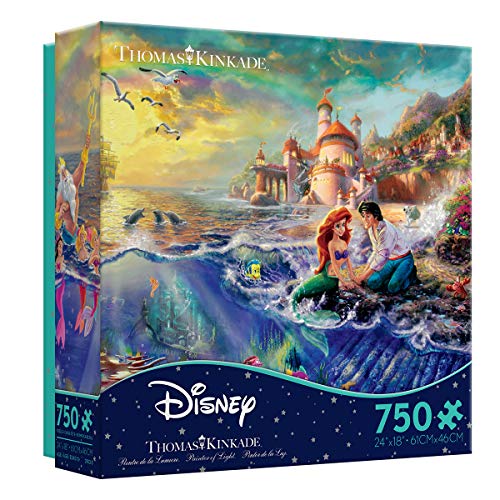 Ceaco - Thomas Kinkade - Disney Collection - The Little Mermaid - 750 Piece Jigsaw Puzzle