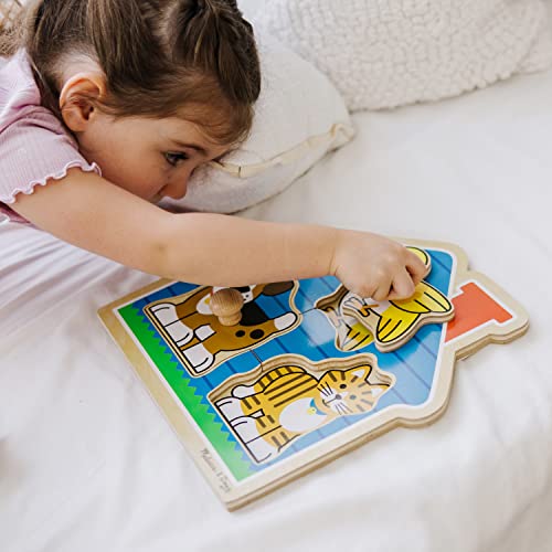 Melissa and Doug Pets Jumbo Knob Wooden Puzzle