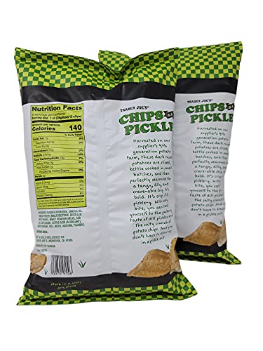 Chips in a Pickle (Dill picle flavored potato chips-2 packs)