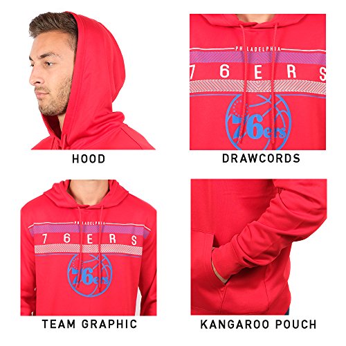 Ultra Game NBA Men's Fleece Midtown Pullover Sweatshirt