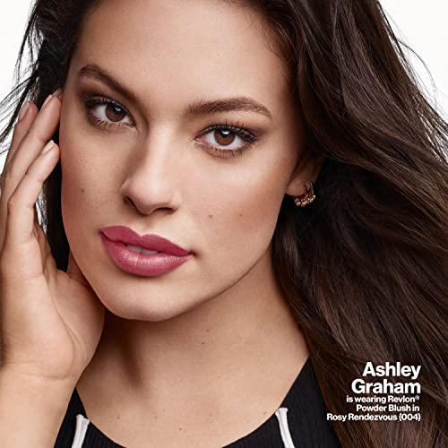 Blush by Revlon, Powder Blush Face Makeup, High Impact Buildable Color, Lightweight and Smooth Finish, 006 Naughty Nude, 0.17 Oz