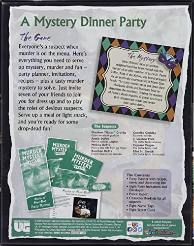 Murder Mystery Party |Murder at Mardi Gras