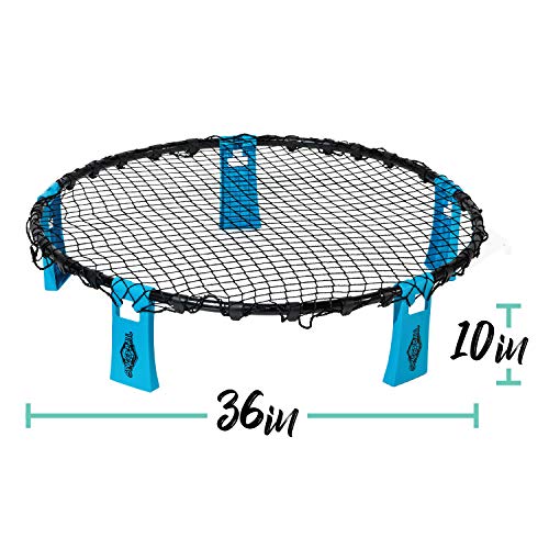 Franklin Sports Spyderball Game Set - Outdoor Beach Game for Kids + Adults - Includes Net, 3 Balls + Carrying Case