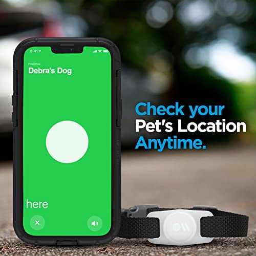 Case-Mate Airtag Dog Collar Holder - Water Resistant Airtag Holder Dog Tag - Protective Airtag Case for Dog Collar - Pet Collar Airtag Loop - Compatible with Cat/Dog Collars - Glow in The Dark