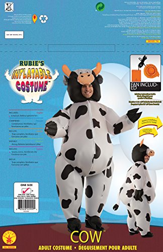 Rubie's Adult Inflatable Cow Costume, As Shown, Standard
