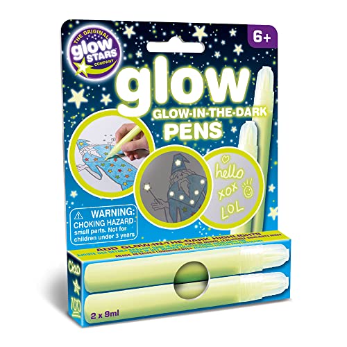 The Original Glowstars - Glow-In-The-Dark Markers, 2 Pack