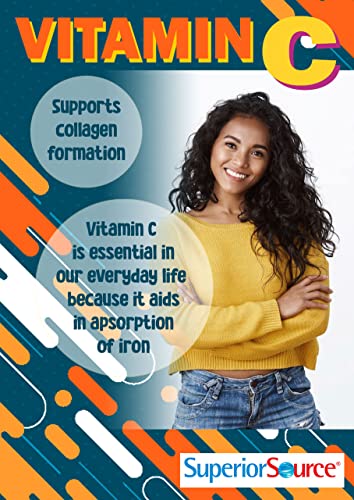 Superior Source Vitamin C 500 mg Sublingual Tablets - Buffered VIT C Sour Cherry Melts - Immune System Booster, Energy Vitamins - 90 Count