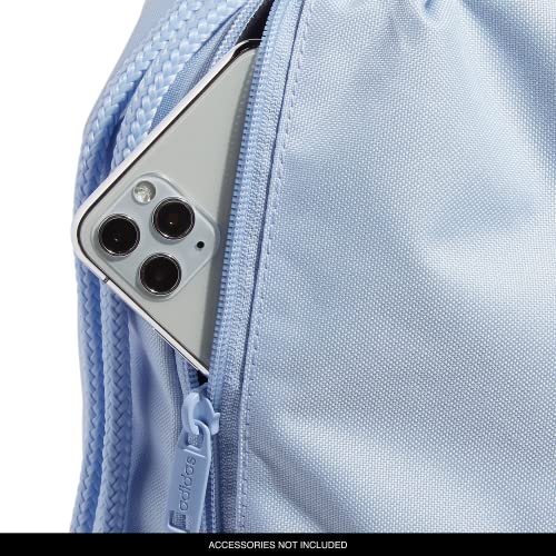 adidas Classic 3S Sackpack, Blue Dawn/Stone Wash White, One Size