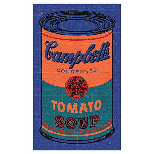 Mudpuppy Andy Warhol Soup Can Orange Jigsaw Puzzle (300 Piece) Packaged in Soup Can Metal Can, Model:9780735353879