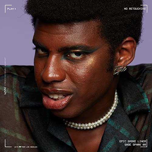 NYX PROFESSIONAL MAKEUP Epic Smoke Liner, Vegan Smokey Eyeliner - Sage Sparks (Hunter Green)