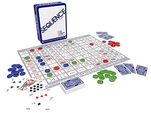 Sequence in a Tin - Five-in-a-Row Fun for Everyone by Jax, White