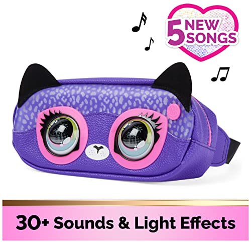 Purse Pets, Savannah Spotlight Belt Bag, Interactive Pet Toy and Crossbody Purse, Over 30 Sounds and Light Effects, Fanny Pack Kids Toys for Girls