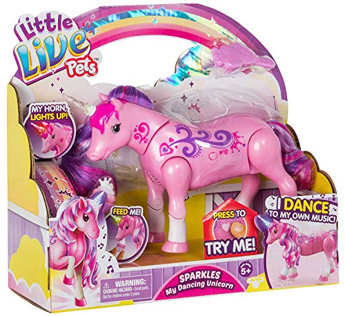 Little Live Pets - Sparkles My Dancing Interactive Unicorn | Dances and Lights to Music - Engaging Fun - Batteries Included | For Ages 5+