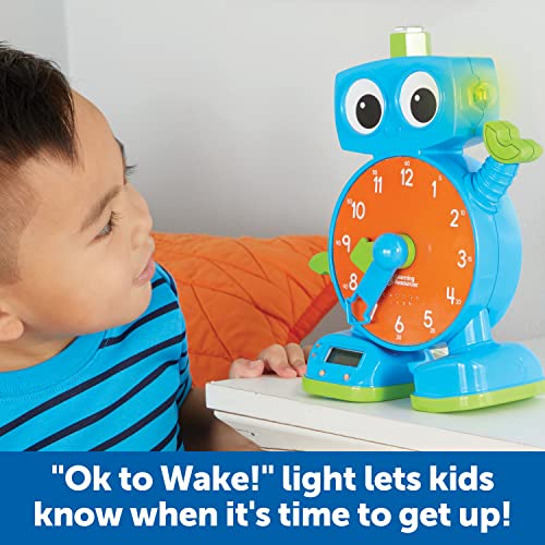 Learning Resources Tock The Learning Clock - 1 Piece, Ages 3+ Educational Talking and Teaching Clock, Toy Clock for Toddlers, Educational Toys for Kids