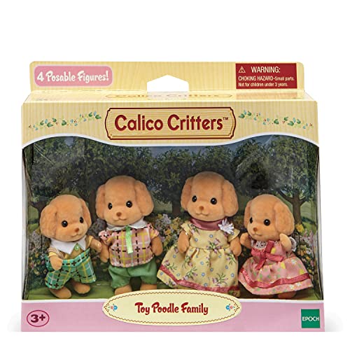 Calico CrittersToy Poodle Family, 3 inches