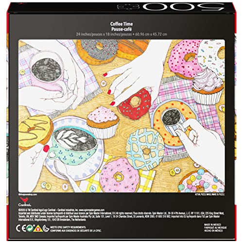 2-Pack of 500-Piece Jigsaw Puzzles, Dreaming Girl and Coffee Time | Gifts for Mom Mom Gifts for Adults and Kids Ages 8+