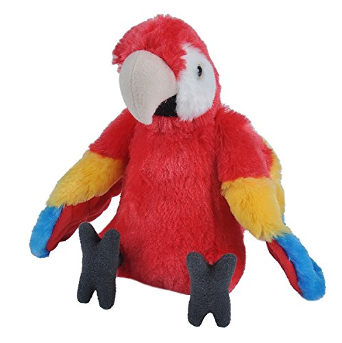 Wild Republic Scarlet Macaw Plush, Stuffed Animal, Plush Toy, Gifts for Kids, Cuddlekins 12 Inches