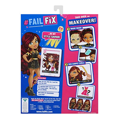 Failfix - Loves.Glam Total Makeover Doll Pack | 8.5' Fashion Doll | Total Head-to-Toe Transformation