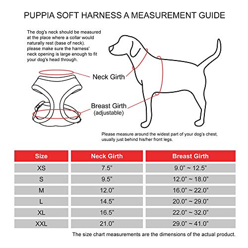 Puppia Soft Dog Harness No Choke Over-The-Head Triple Layered Breathable Mesh Adjustable Chest Belt and Quick-Release Buckle, Beige, X-Small