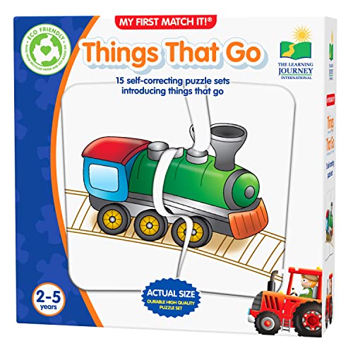 The Learning Journey: My First Match It - Things That Go - 15 Self-Correcting Vehicle Matching Puzzles