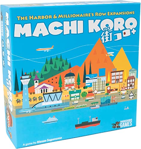Pandasaurus Games Machi Koro The EXPANSIONS | City Building Strategy Board Game | Fast-Paced Dice Rolling Game for Adults and Kids | Ages 10+ | 2-5 Players | Average Playtime 30-45 Minutes | Made