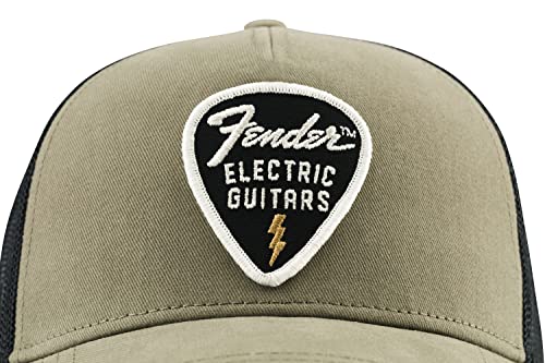 Fender Snap Back Pick Patch Cap, Olive