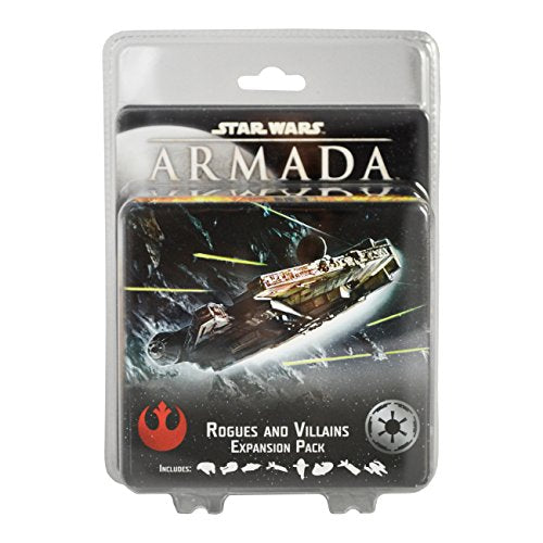 Star Wars Armada Rogues and Villains EXPANSION PACK | Miniatures Battle Game | Strategy Game for Adults and Teens | Ages 14+ | 2 Players | Avg. Playtime 2 Hours | Made by Fantasy Flight Games