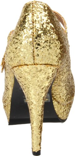 Ellie Shoes Women's 421-Jane-G Maryjane Pump,Gold Glitter,5 M US