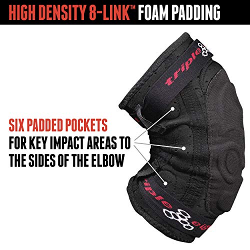 Triple Eight ExoSkin Elbow Pad (Black, Medium)