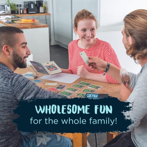 The House of Riddles | Exit: The Game - A Kosmos Game from Thames and Kosmos | Family-Friendly, Card-Based At-Home Escape Room Experience for 1 To 4 Players, Ages 10+, Multi-colored