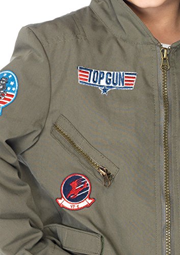 Leg Avenue Toys And Games - Top Gun Movie Boys Flight Suit Adult Sized Costumes, Khaki, X-Small US