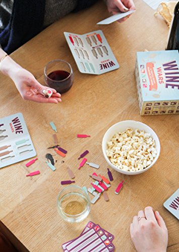 Wine Wars : A Trivia Game for Wine Geeks and Wannabes (Gifts for Winos, Wine Lover Gifts, Adult Trivia Games)