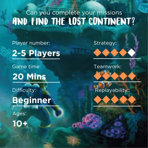 The Crew - Mission Deep Sea | Card Game | Cooperative | 2 to 5 Players | Ages 10+ | Trick-Taking | 32 Levels of Difficulty | Endless Replayability