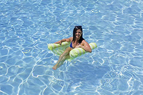 Poolmaster Swimming Pool Water Hammock Inflatable Chair Float Lounge (Green)