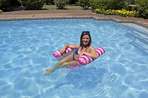 Poolmaster Swimming Pool Water Hammock Lounge, Pink, Model:07436