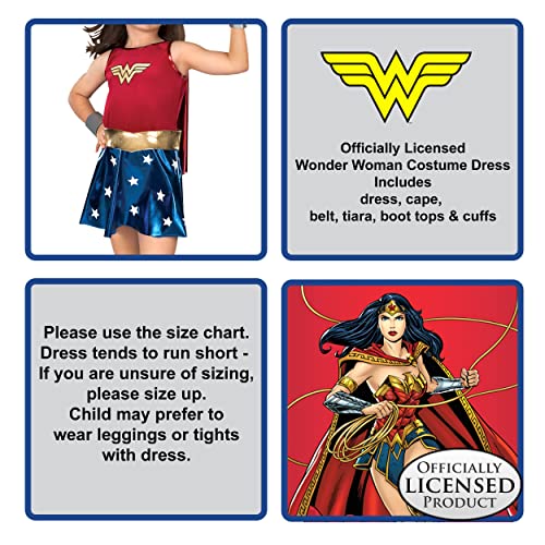 Rubie's Super DC Heroes Wonder Woman Child's Costume, Small