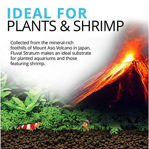 Fluval Plant and Shrimp Stratum, For Fish Tanks, 8.8 lbs.,