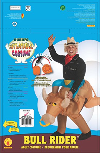 Rubie's mens Inflatable Bull Rider Adult Sized Costumes, As Shown, Standard US