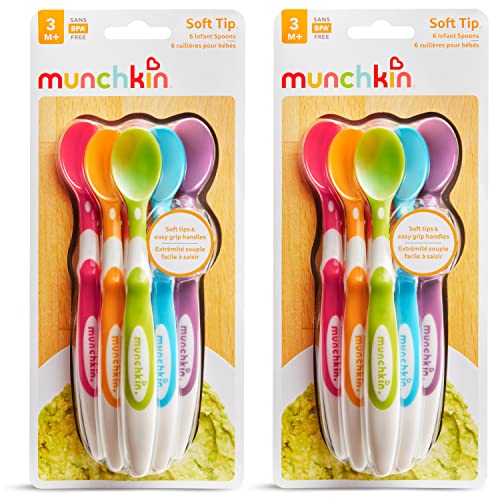 Munchkin® Soft Tip™ Infant Spoons, 12 Pack