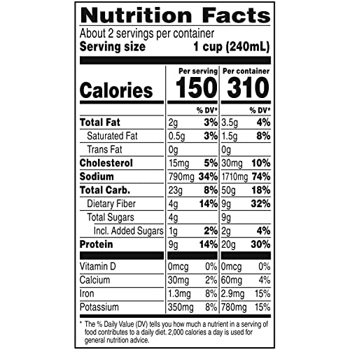 Campbell's Chunky Soup, Hearty Beef and Barley Soup, 18.8 Oz Can (Case of 12)