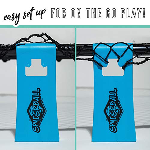 Franklin Sports Spyderball Game Set - Outdoor Beach Game for Kids + Adults - Includes Net, 3 Balls + Carrying Case