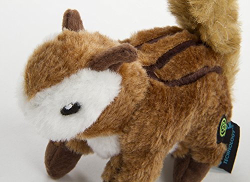 GoDog Wildlife Chipmunk Small Toy with Chew Guard