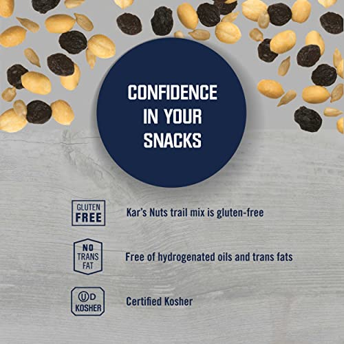 Kar’s Nuts Original Trail Mix, 2 oz Individual Packs – Bulk Pack of 48, Gluten-Free Snacks