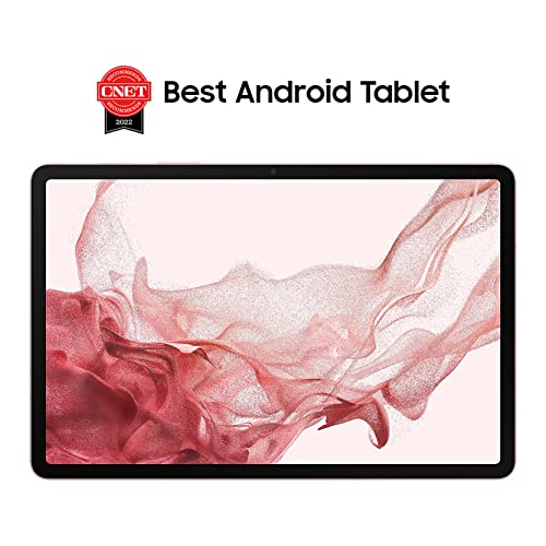 SAMSUNG Galaxy Tab S8+ Android Tablet, 12.4” Large AMOLED Screen, 256GB Storage, Wi-Fi 6E, Ultra Wide Camera, S Pen Included, Long Lasting Battery, Pink Gold