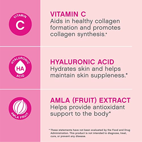 NeoCell Super Collagen Powder, Collagen Plus includes Vitamin C and Hyaluronic Acid, Promotes Healthy Hair, Beautiful Skin, and Nail Support, Collagen Type 1 and 3, 12g Collagen Peptdes per Serving, 6.9 Oz