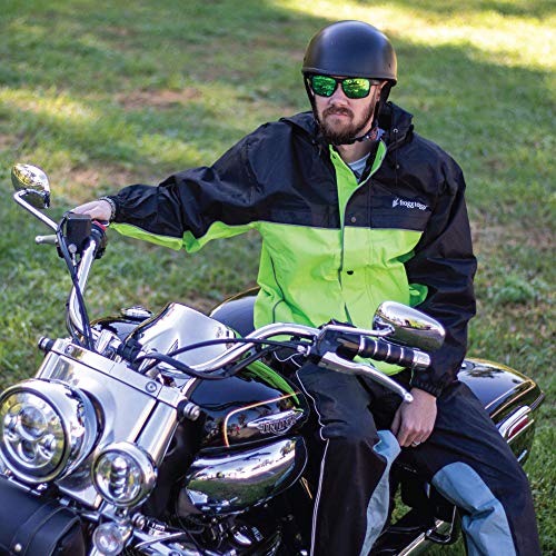 FROGG TOGGS Road Toad Reflective Waterproof Rain Pant, Black, Large